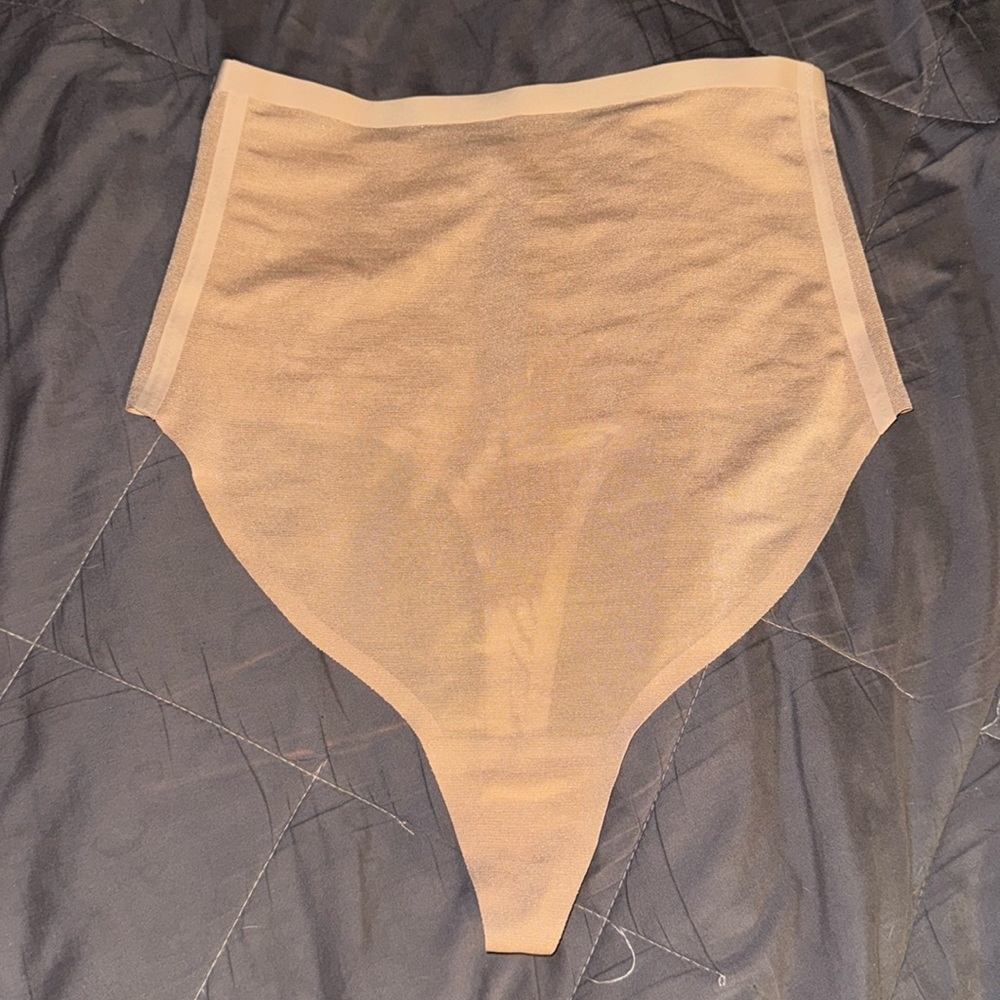 SKIMS SHEER HIGH WAISTED THONG